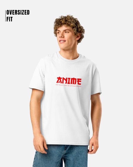 Bakugo Power Anime Oversized T-shirt