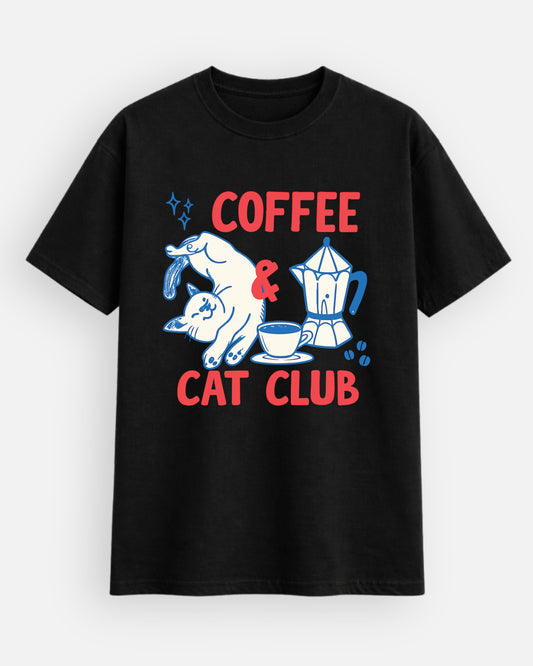 Cat Club Coffee T-Shirt