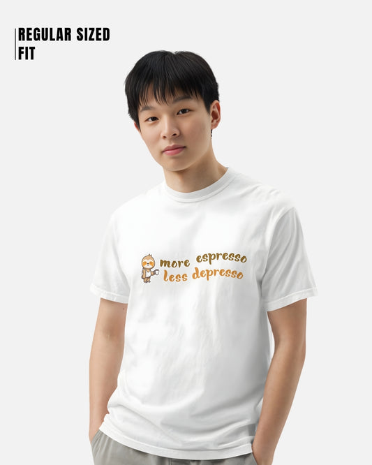 More Espresso Less Depresso Aesthetic T-Shirt