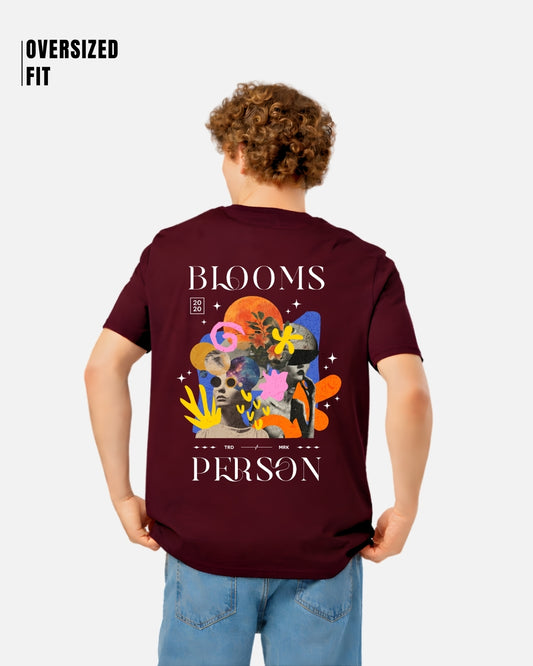 Blooms Person Oversized T-Shirt