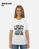 A Wise Man Once Told His Wife Aesthetic T-Shirt