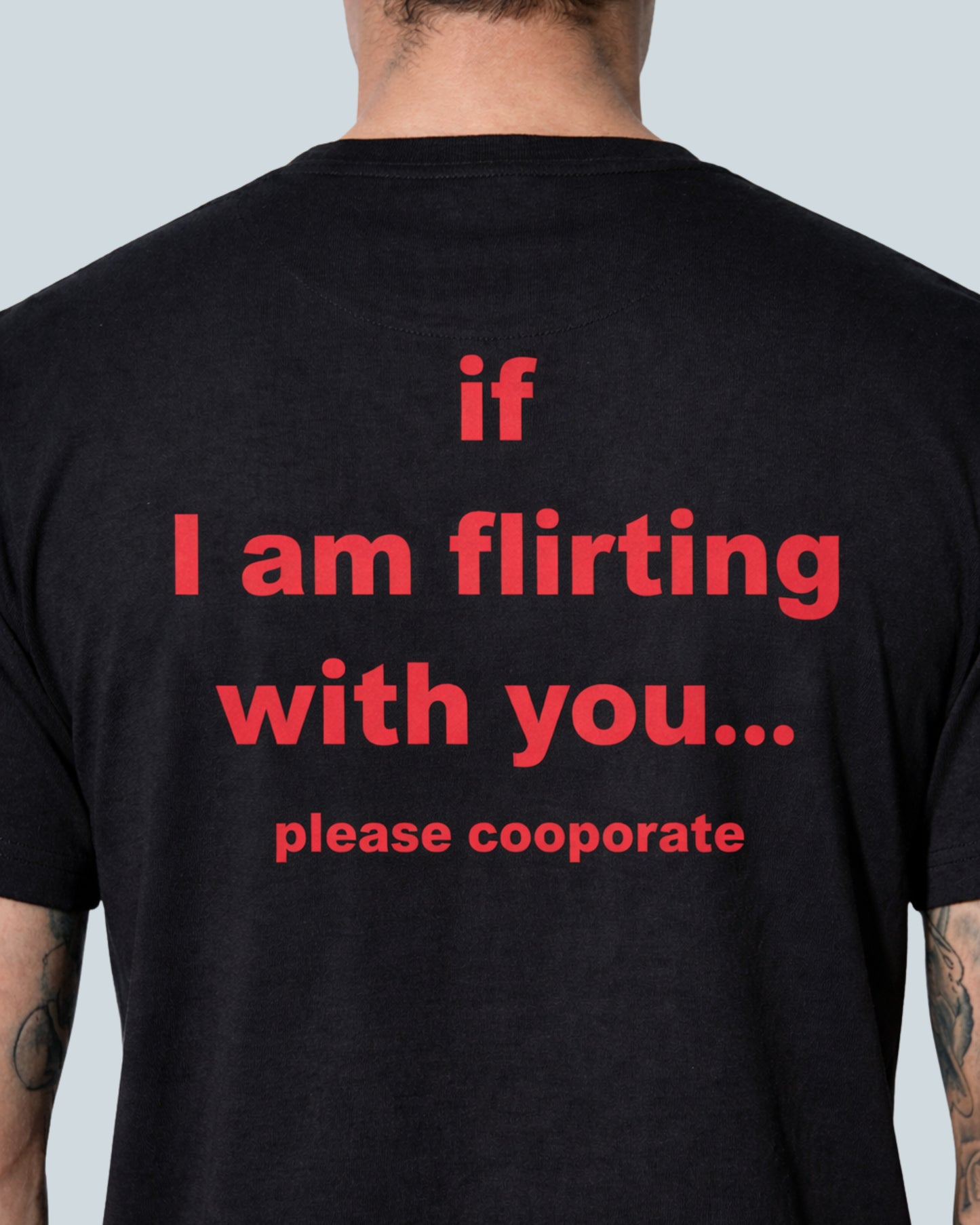 If I Am Flirting With You Please Cooperate - T-Shirt