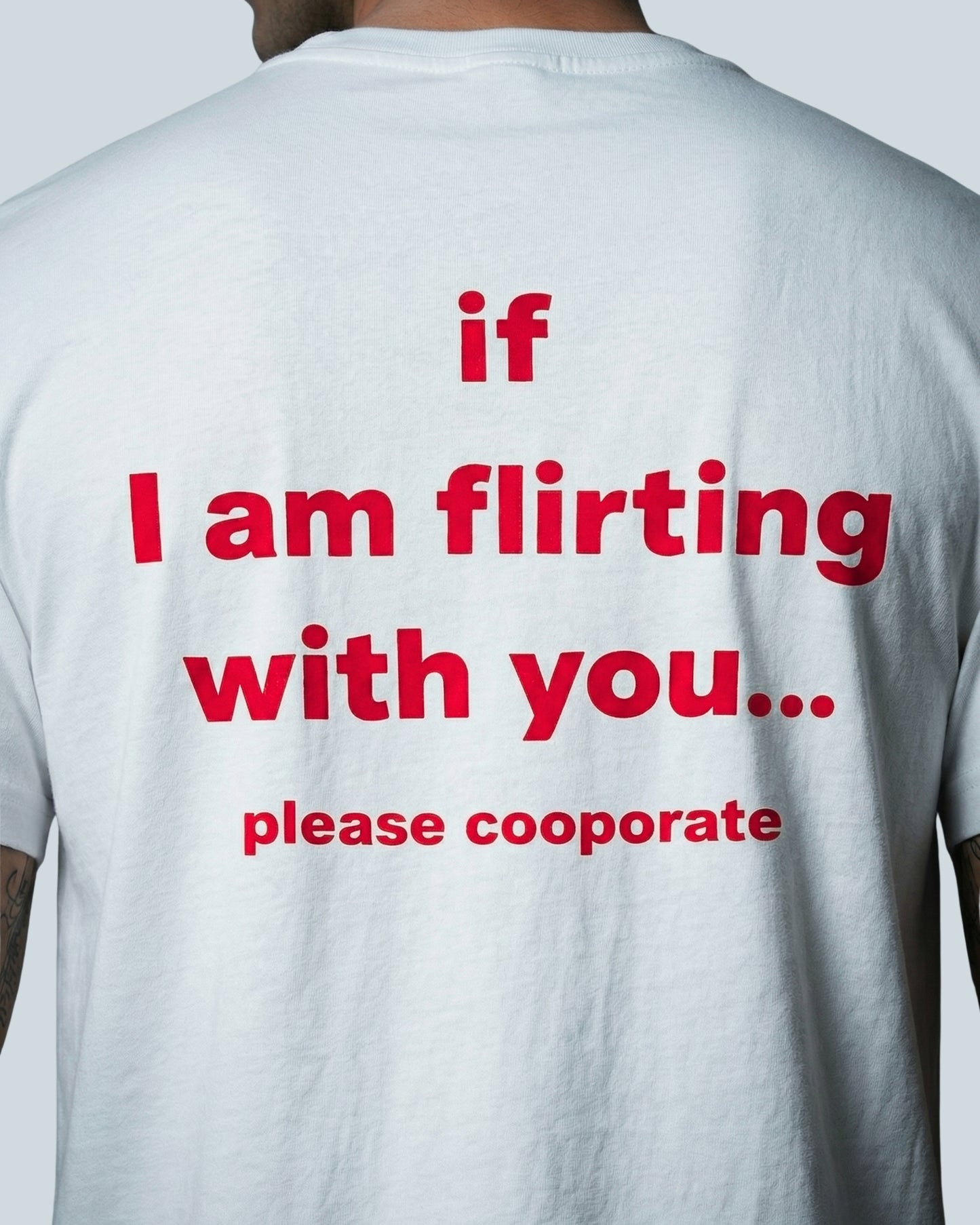 If I Am Flirting With You Please Cooperate - T-Shirt