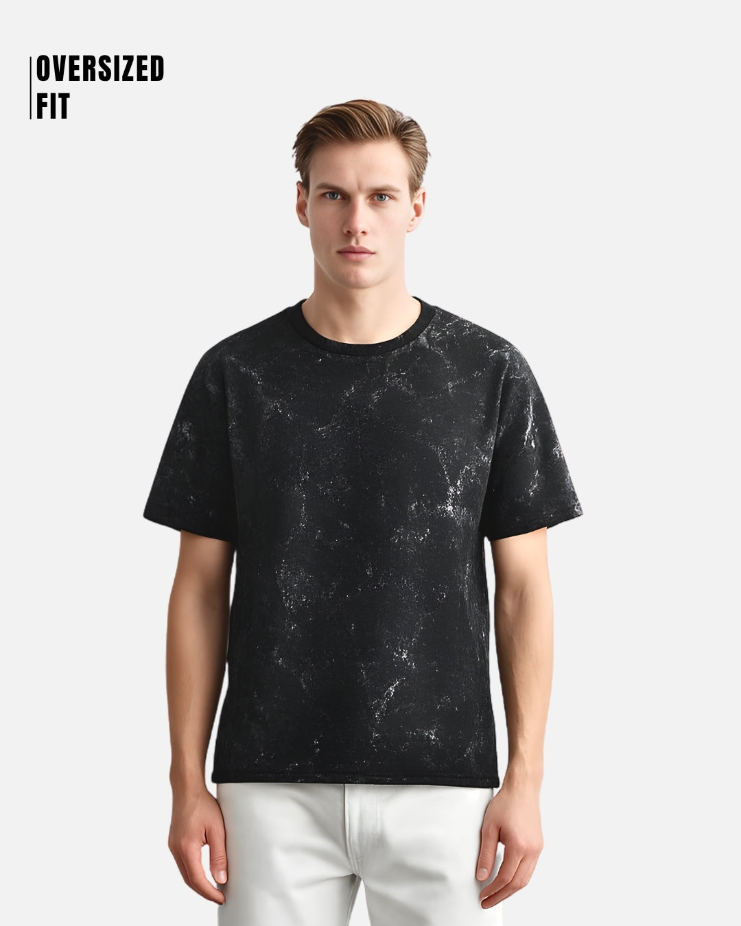 Mystic Mask Acid Washed Oversized T-shirt
