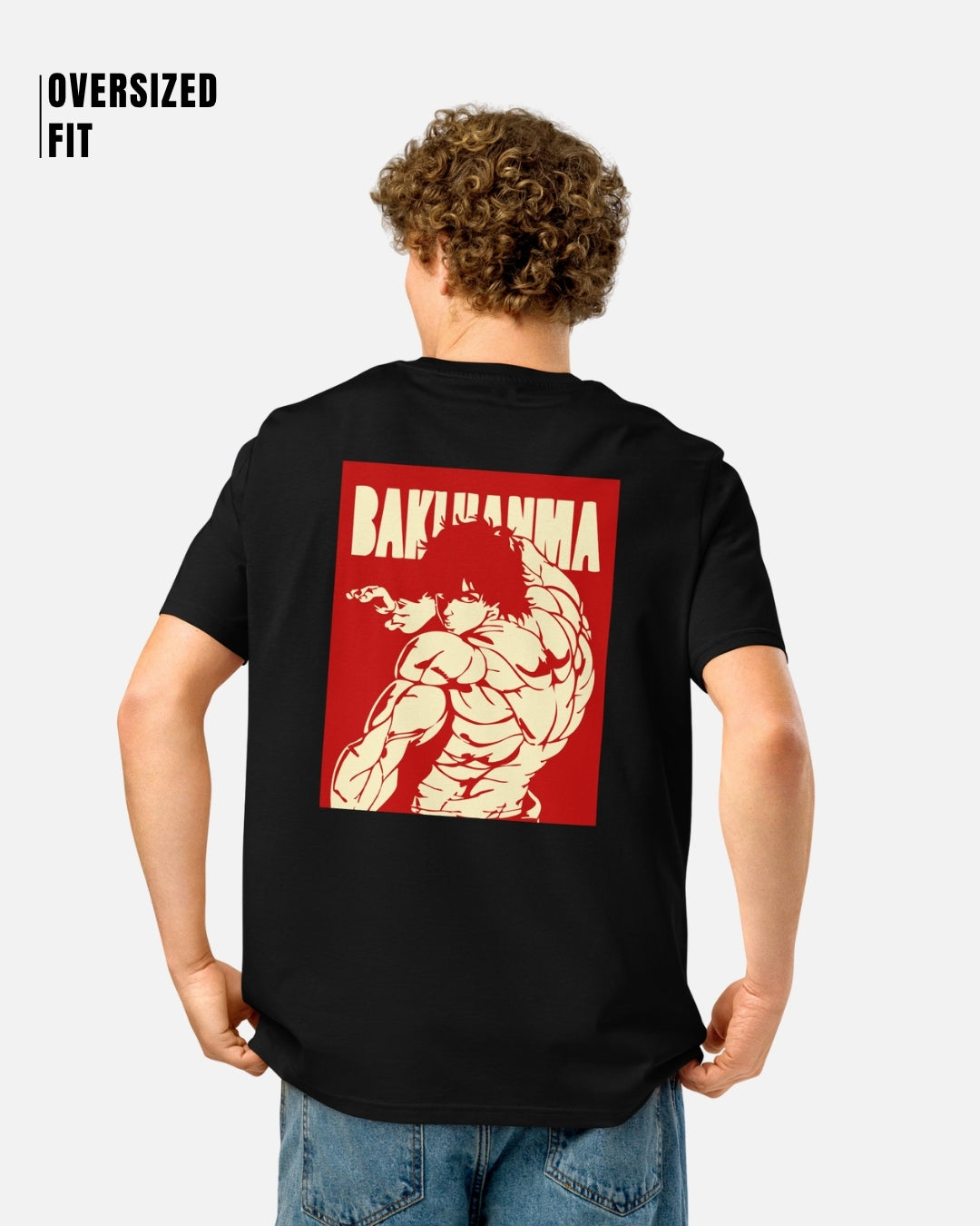 Bakugo Power Anime Oversized T-shirt