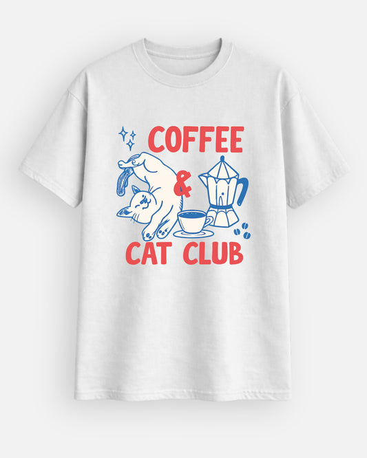 Cat Club Coffee T-Shirt
