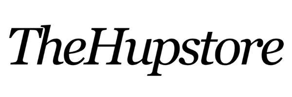 The text 'TheHupstore' in black serif lettering on a plain white background.