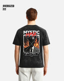 Mystic Mask Acid Washed Oversized T-shirt