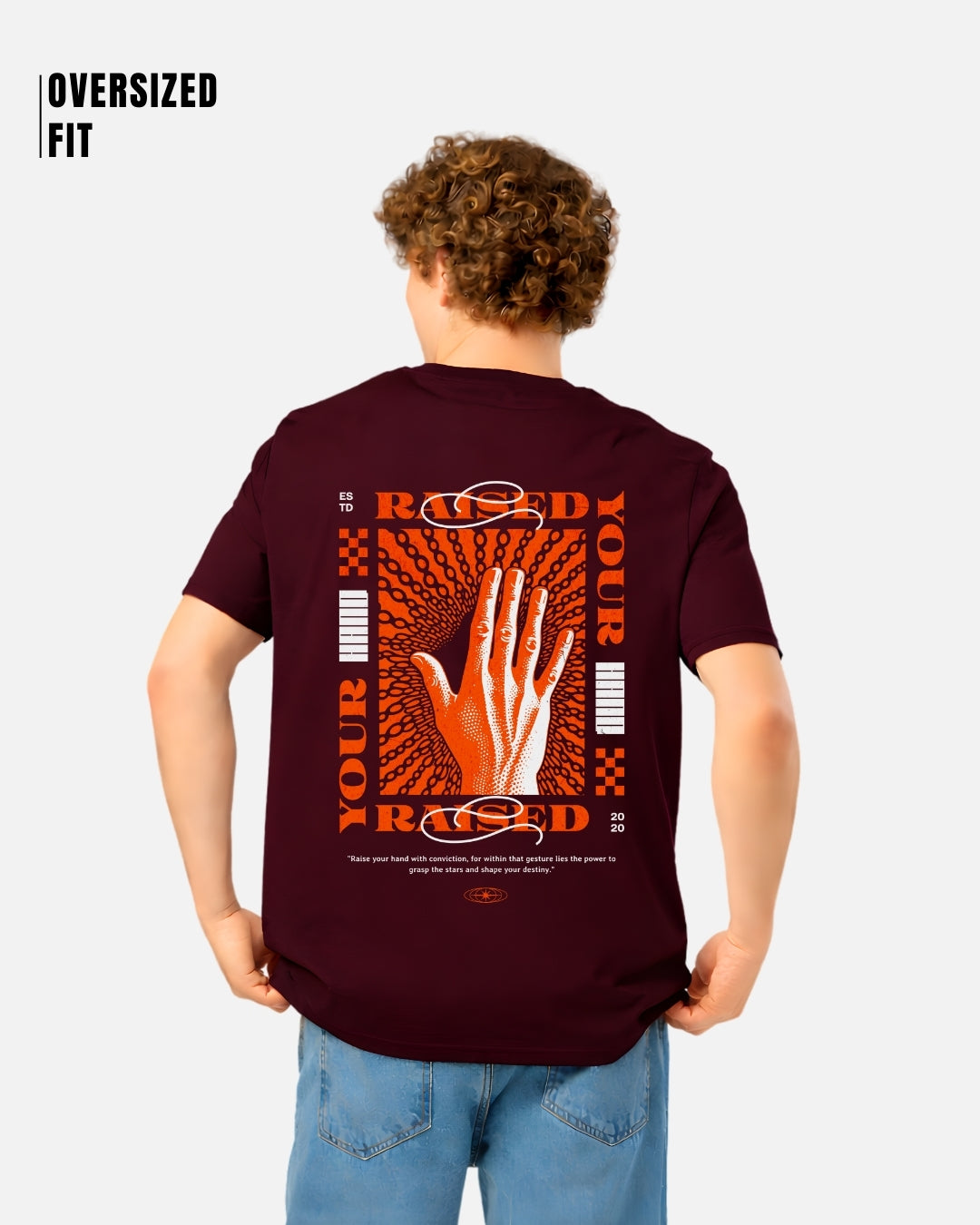 Raised Your Hand Oversized T-Shirt